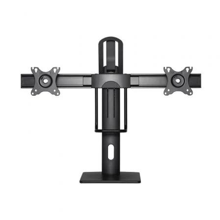 Aisens Soporte de Mesa Pro para 2 Monitores 17-27 Pulgadas, Negro